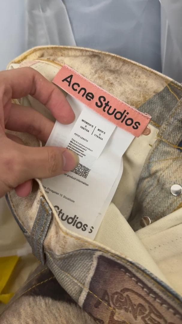 Acne Studios デニムデザインパンツ Sサイズ