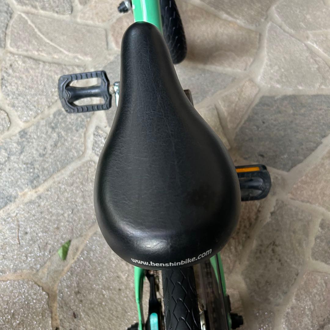 へんしんバイク2 バランスバイク エメラルドグリーン 12インチ