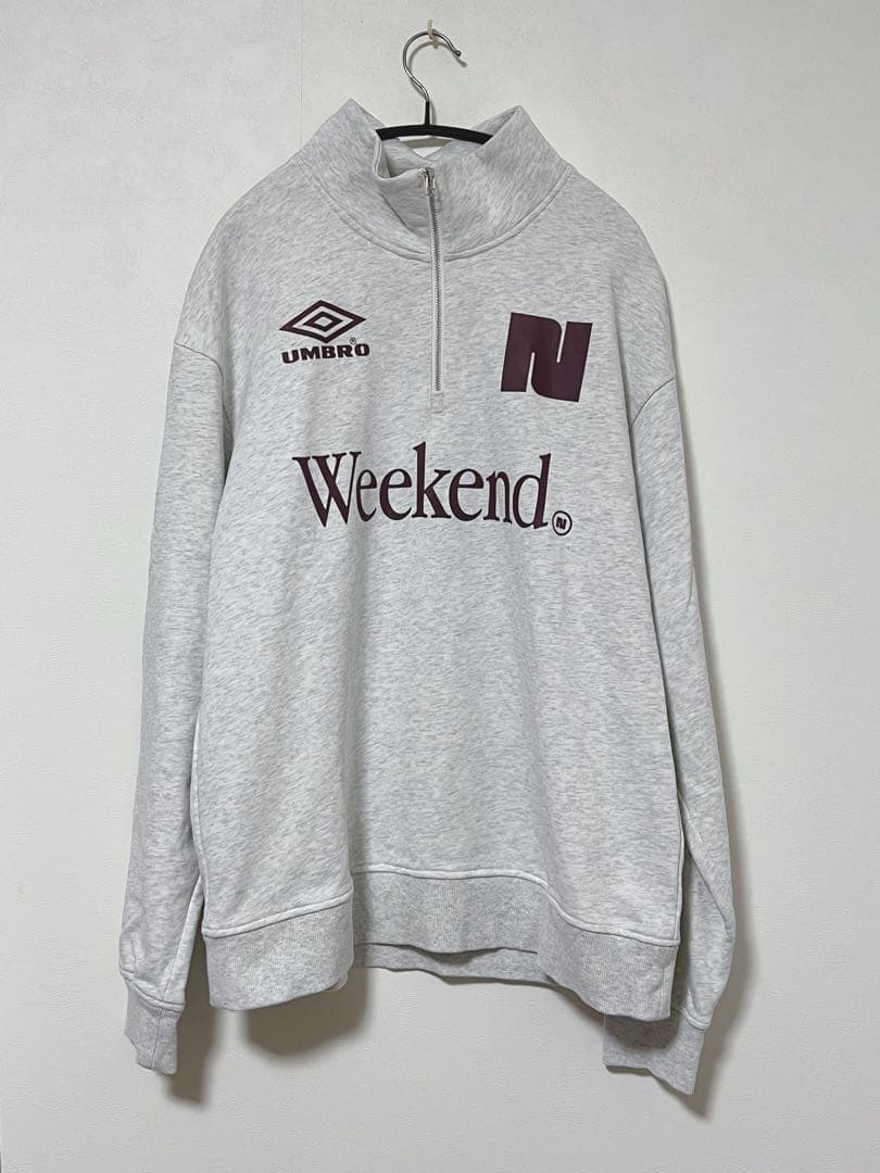NBB WEEKEND UMBRO ハーフジップ　スウェット