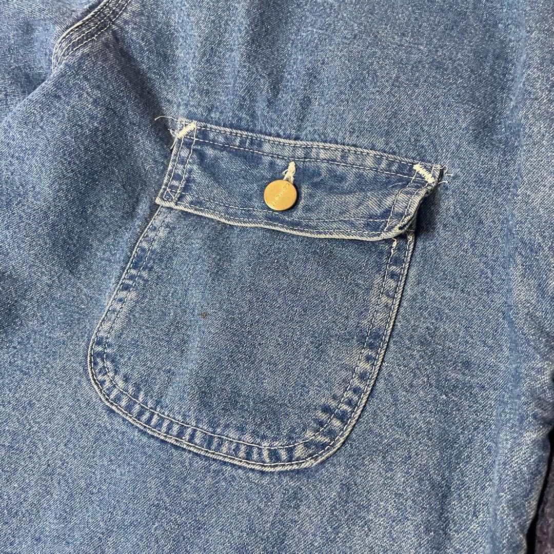 90’s カーハート　デニム　ブランケット　ミシガン　チョアジャケット