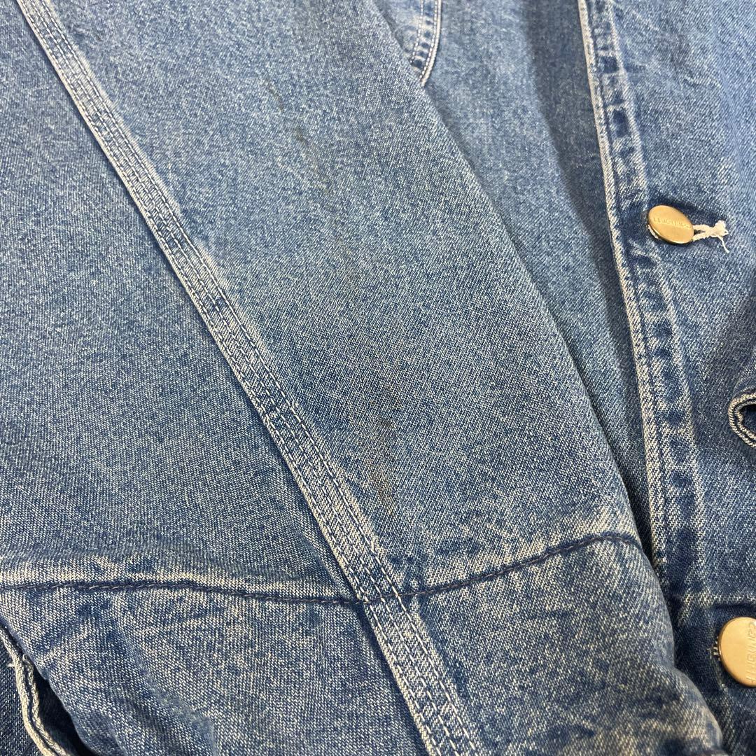 90’s カーハート　デニム　ブランケット　ミシガン　チョアジャケット