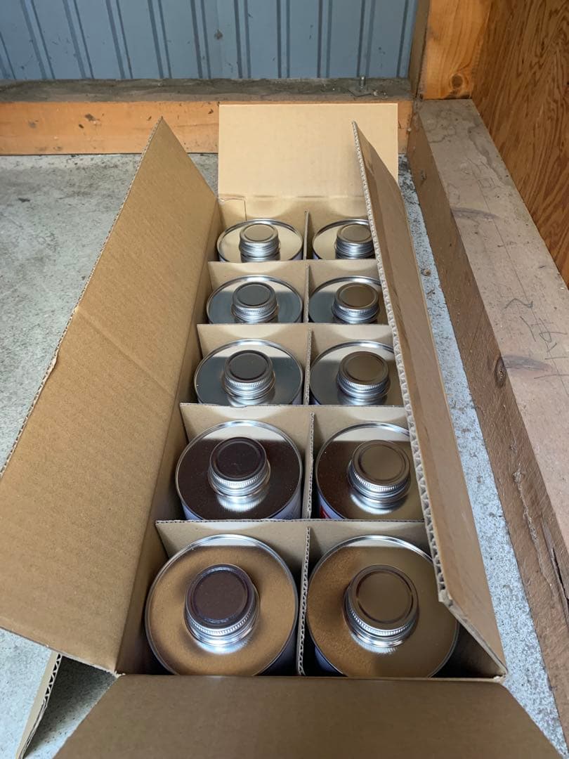 在庫処分特価1L×10缶 スリーラスタースリーボンド6154B 錆止め塗料黒色