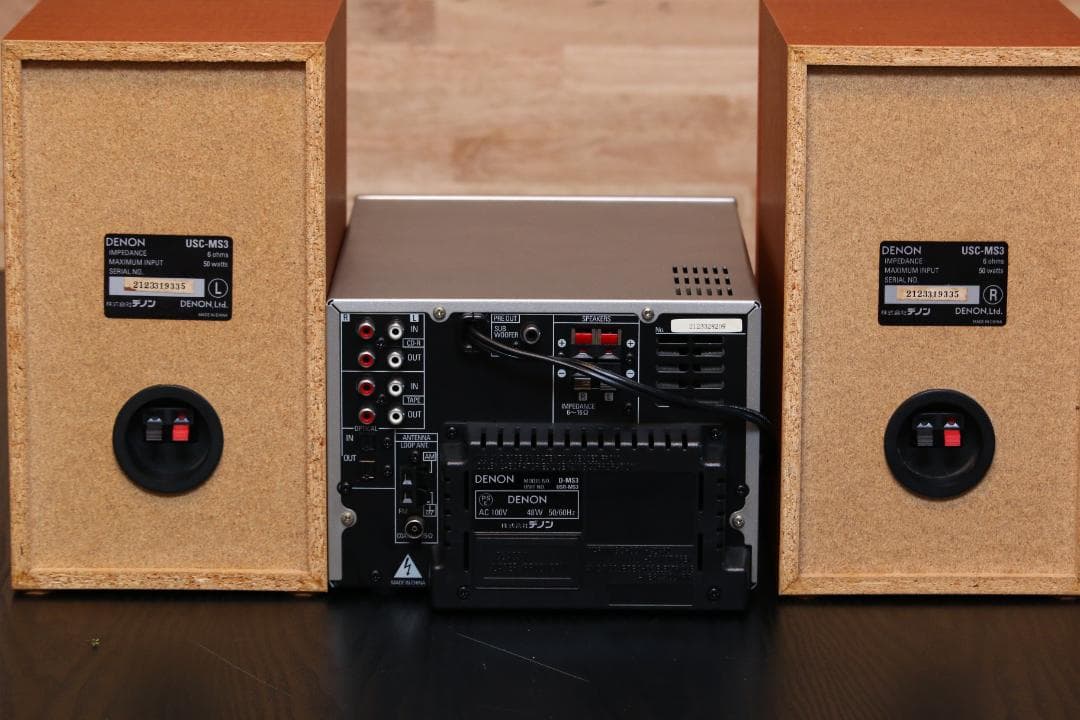DENON D-MS3 CD/MD/TUNER/USB コンポ+スピーカー 美品 - メルカリ