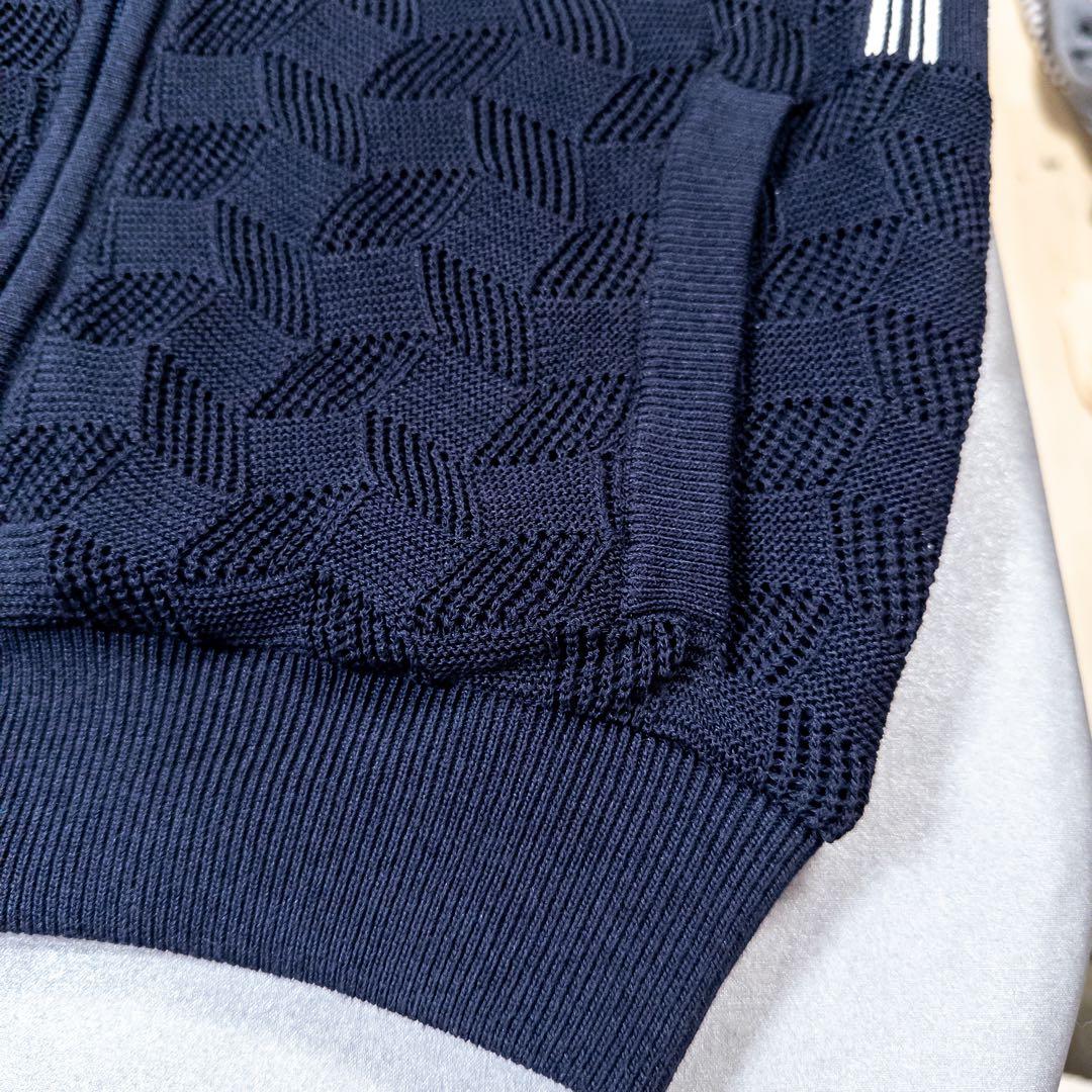 PEARLY GATES 変形チェックスタンドネックベスト レディース - メルカリ