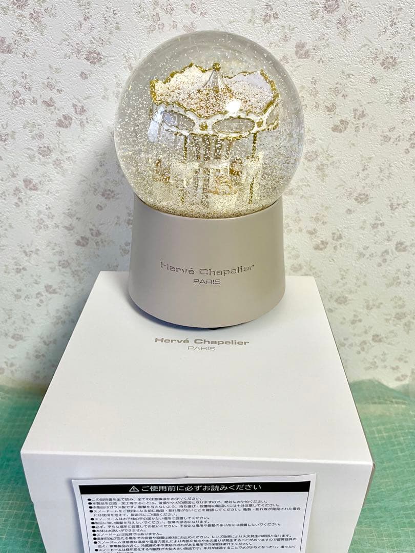 エルベシャプリエ スノードームオルゴールHerve Chapelier - メルカリ