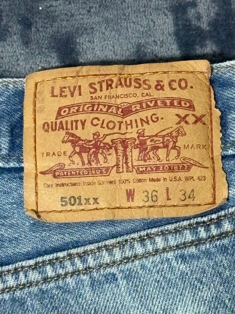 Levi’s 501XX USA製 524刻印 赤耳 W36 L34