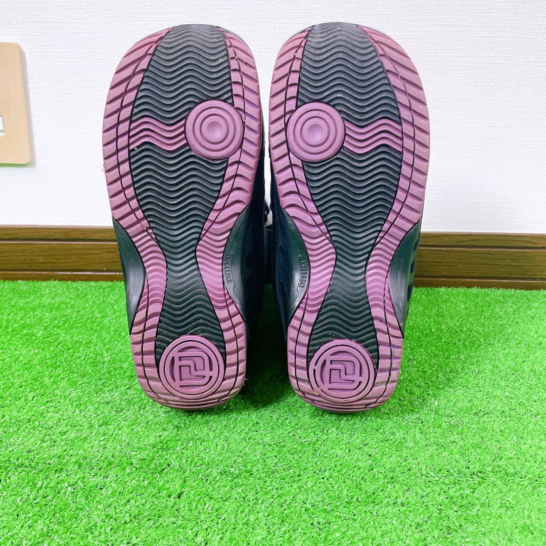 BOOTS スポーツ DEELUXE Alpha Lara CF 24.0 迷彩柄ブラックパープル