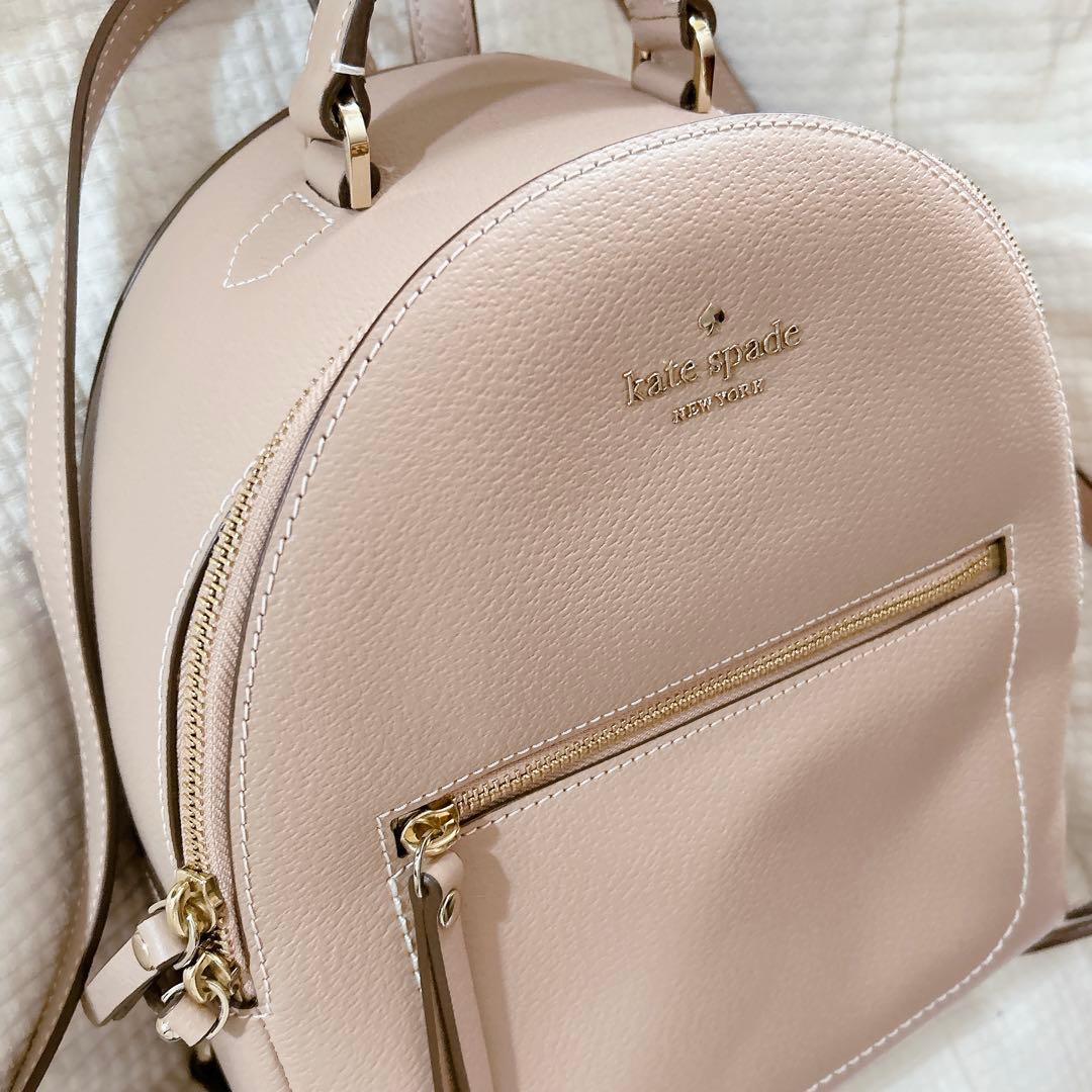kate spade ピンクベージュ リュック
