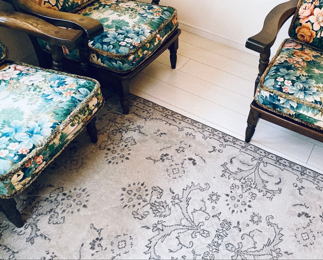 【美品！希少】コスガ家具① フラワー ヴィンテージ アンティーク　1人掛けチェア