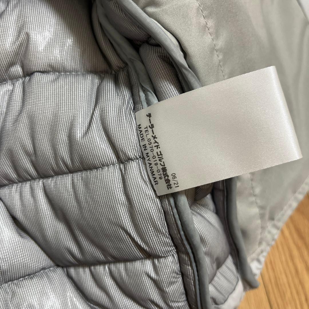 テーラーメイド 中綿ジャケット ライトグレー キルティングジャケット　S