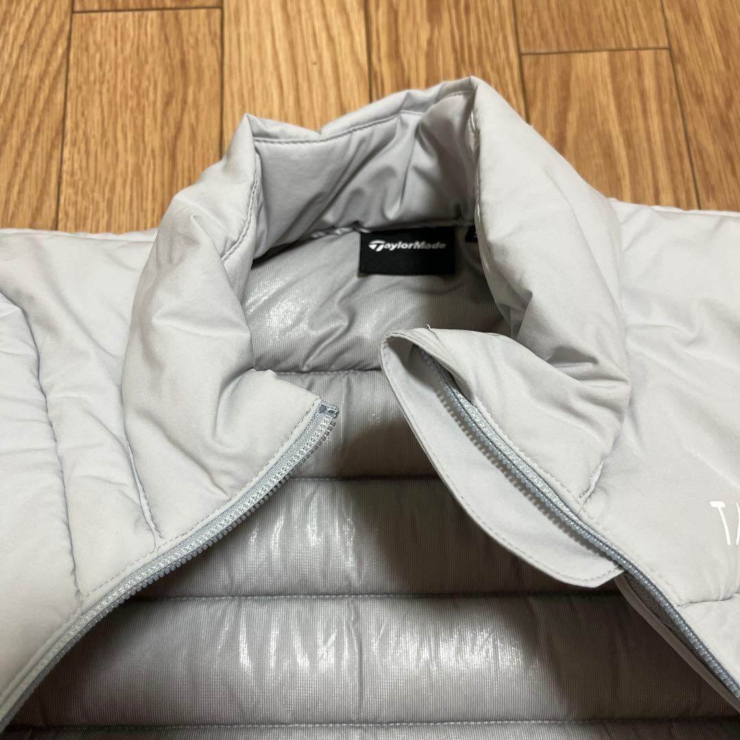テーラーメイド 中綿ジャケット ライトグレー キルティングジャケット　S