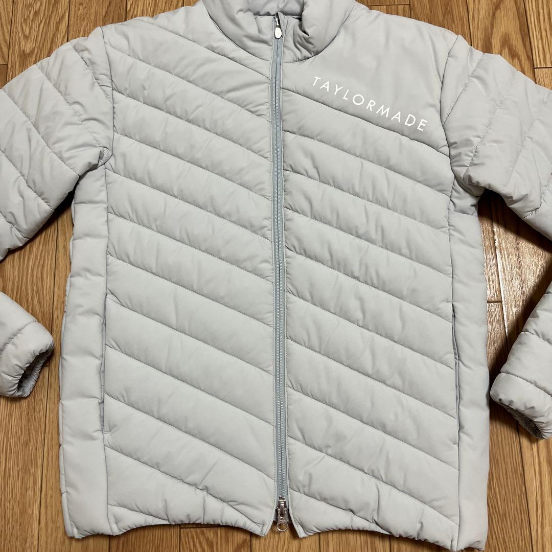 テーラーメイド 中綿ジャケット ライトグレー キルティングジャケット　S