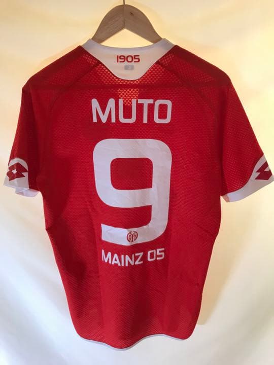 正規品 lotto 1.FSVマインツ05「9」武藤嘉紀 半袖 L ユニフォームの