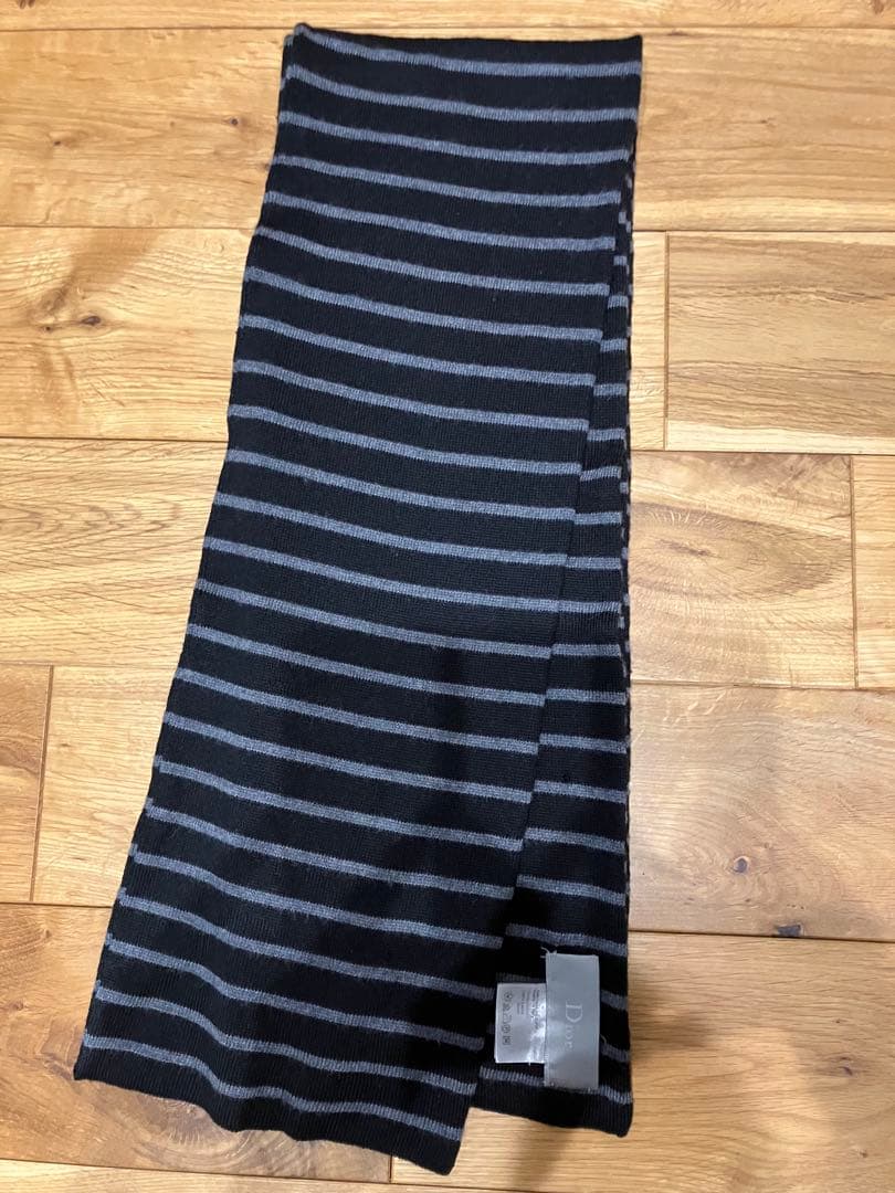 Dior ウールストライプマフラー