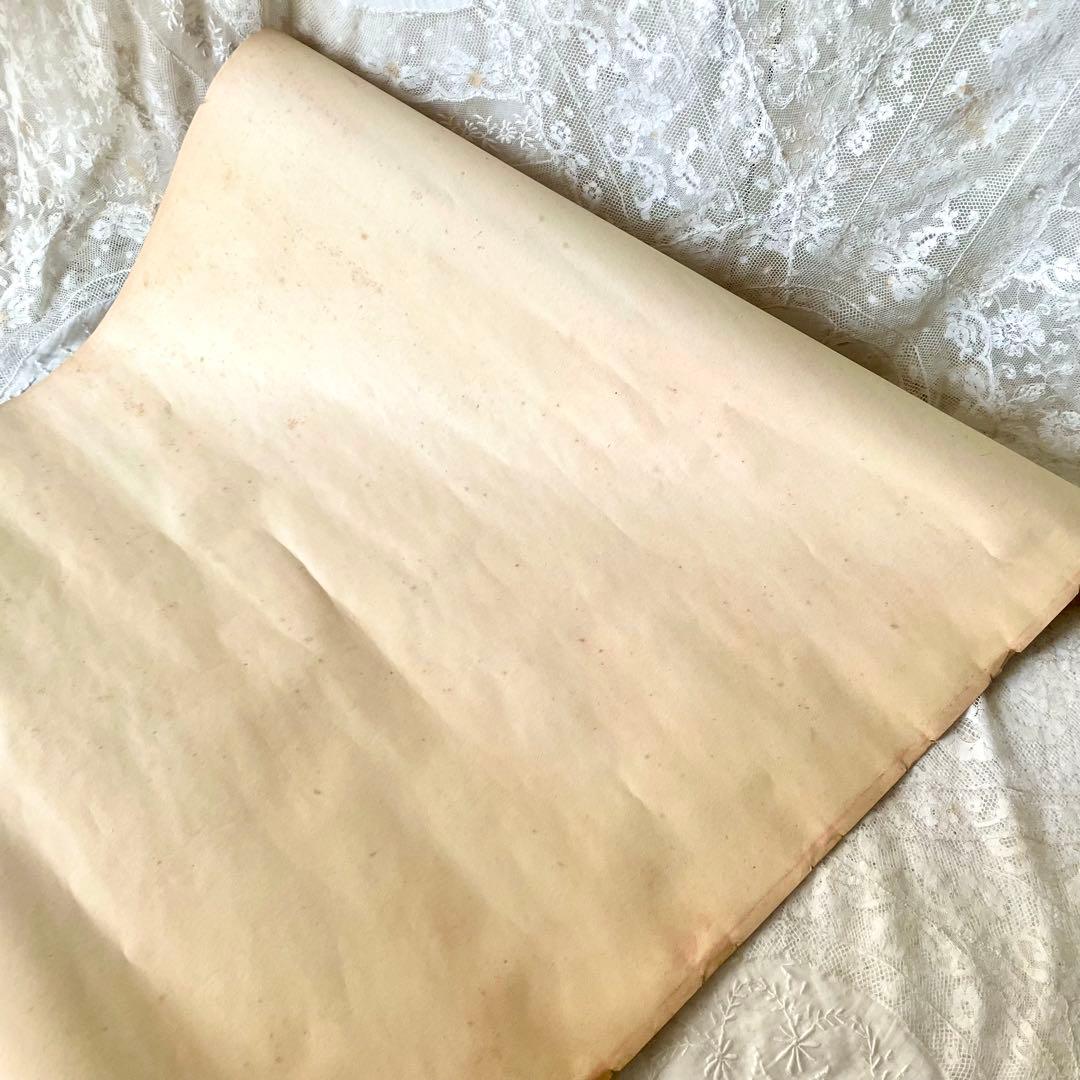 luビスケッツ　ローズ柄壁紙　ウォールペーパー　検フランスアンティーク