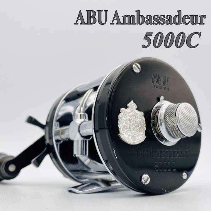 極希少【釣りキチ三平】ABU アブ アンバサダー 5000C 整備済 レア
