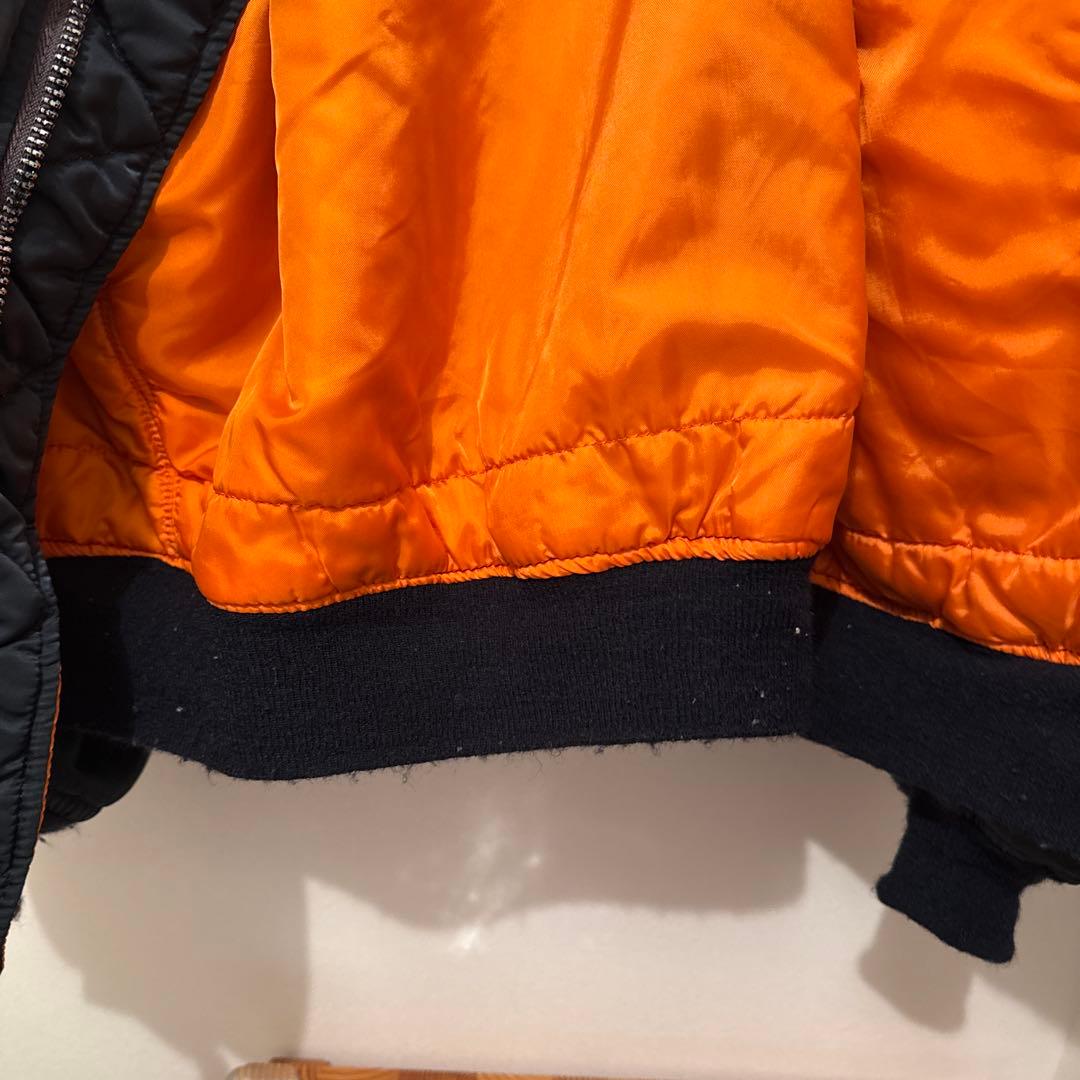 アルファ ALPHA MA-1 ネイビー アメリカ製 L