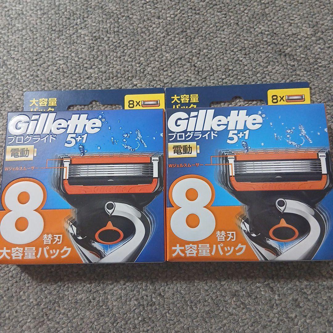 Gillette 5+1 電動剃刀 8個入り 大容量パック2つ ジレット プロ