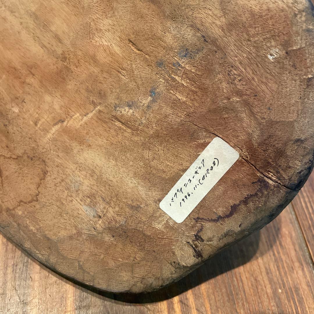 美品　希少　木製　パプアニューギニア　セピック川流域の部族　マスク　飾り