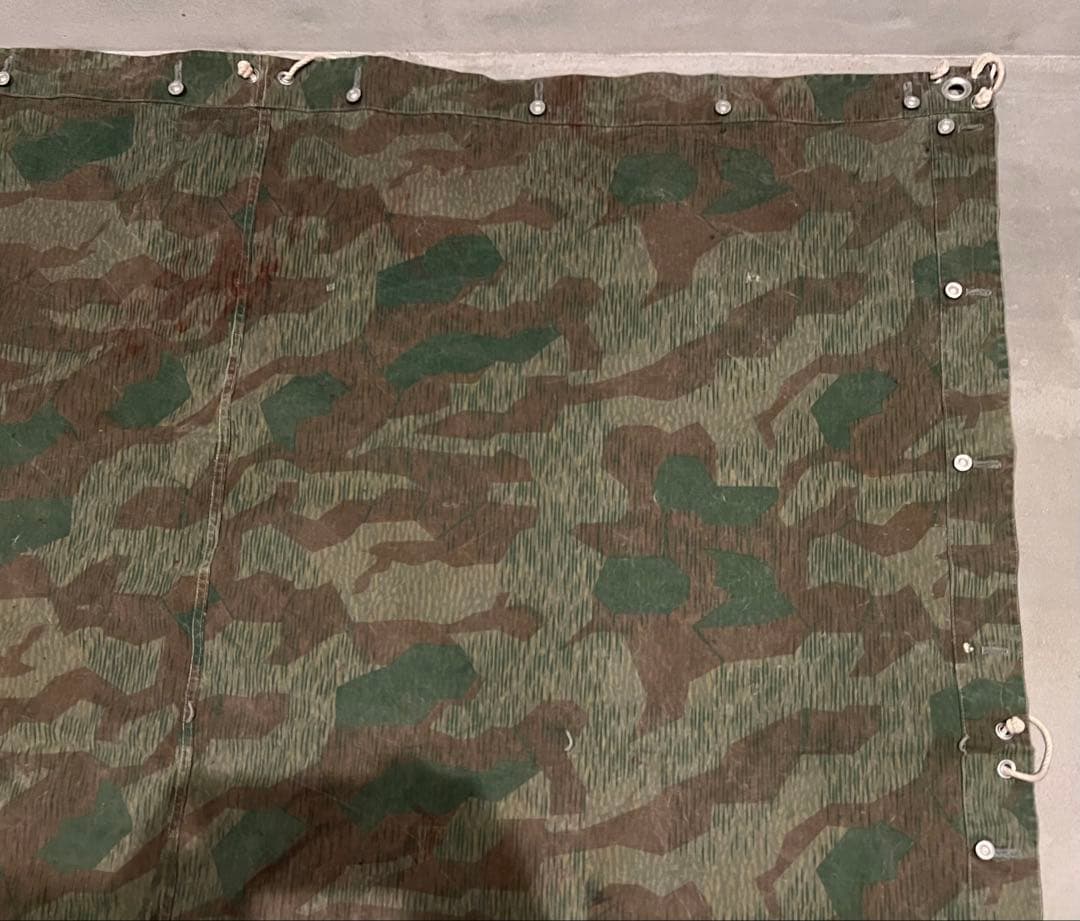 ②40s スイス軍幕 スプリンターカモ ツェルトバーン ミリタリー テント