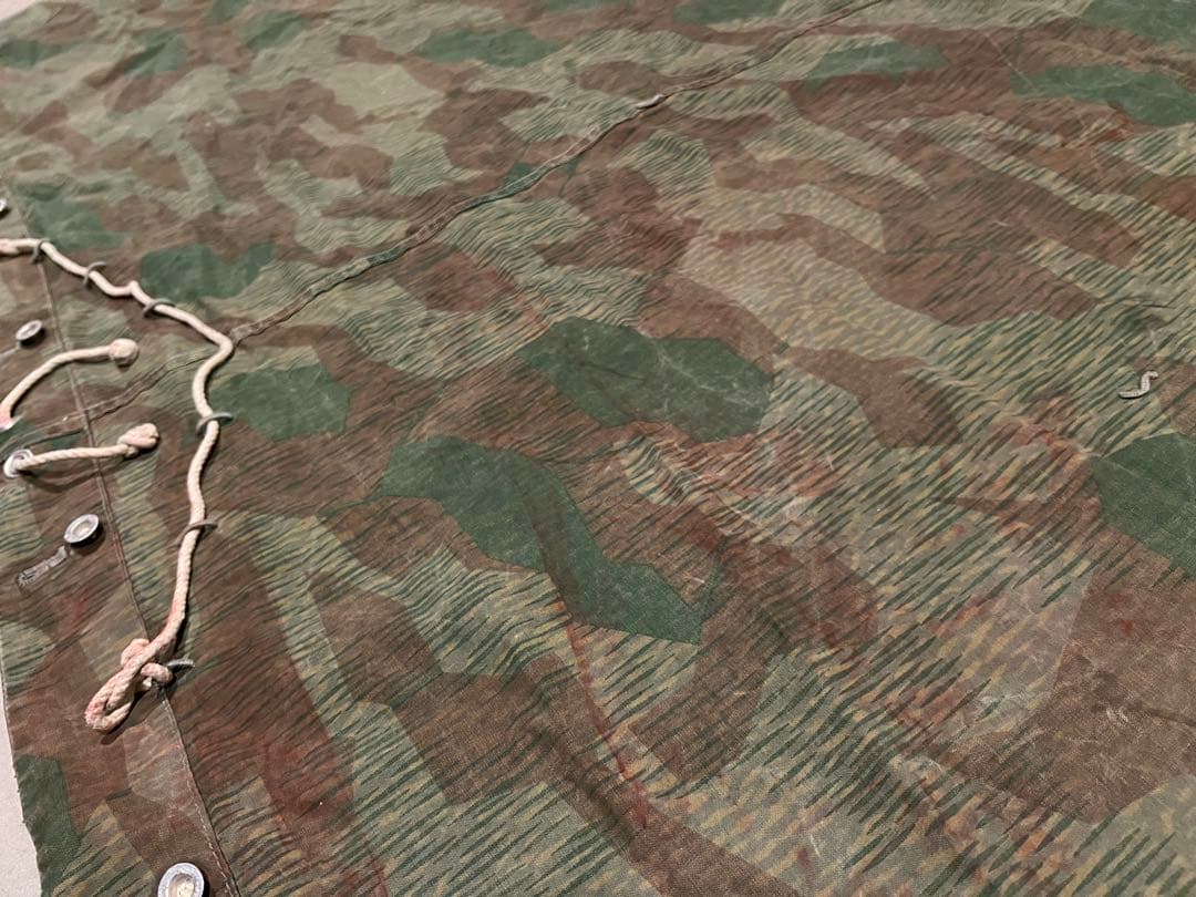 ②40s スイス軍幕 スプリンターカモ ツェルトバーン ミリタリー テント