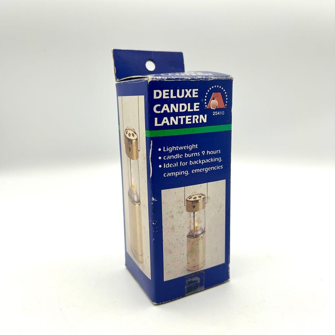 未使用品 デラックス コンパクト ランタン 真鍮 キャンパー キャンドル