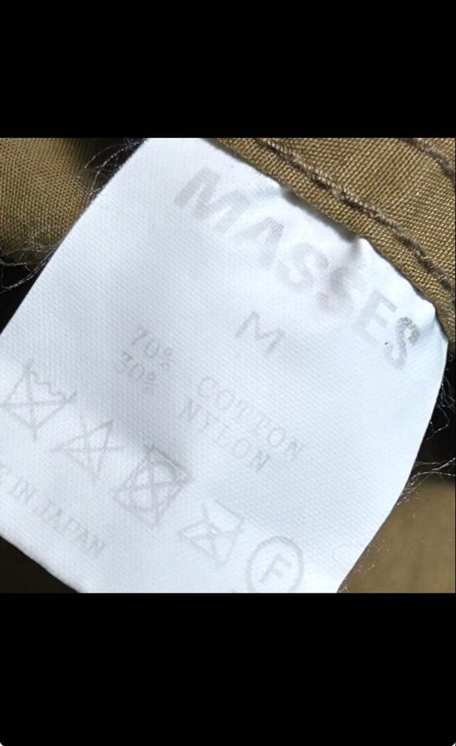 MASSES マシス モッズコート　ミリタリーコート　シングルコート　Mサイズ