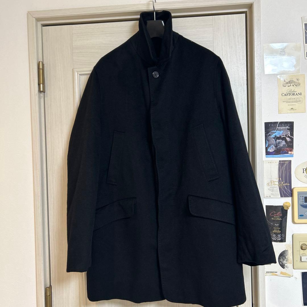 極美品　ヘルノ　HERNO ロングコート　100%カシミアブラック　裏地ミンク