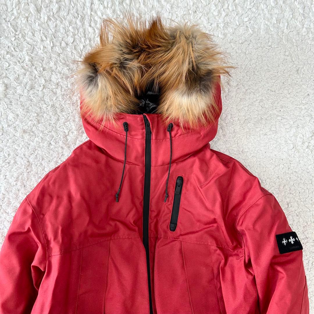 タトラス BARAT ダウンジャケット 03 （L）レッド フォックスファー