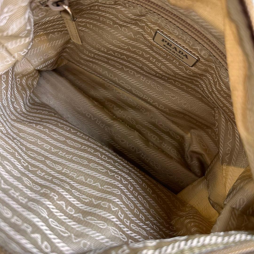 極希少★PRADA 00s 90s アーカイブ ナイロン ボディバッグ ベージュ