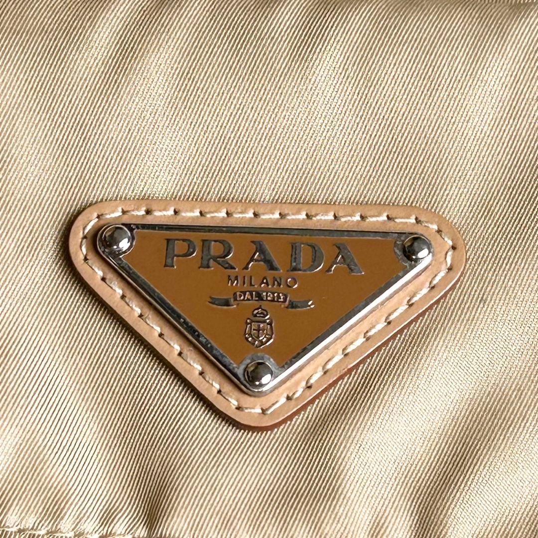 極希少★PRADA 00s 90s アーカイブ ナイロン ボディバッグ ベージュ