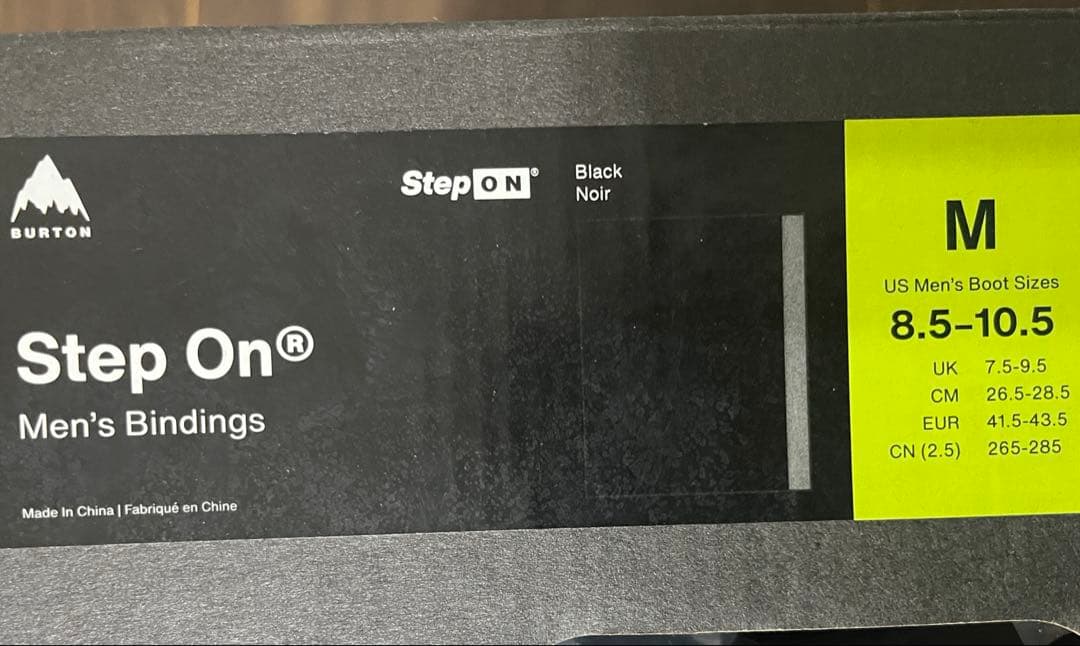 Burton step on ビンディング