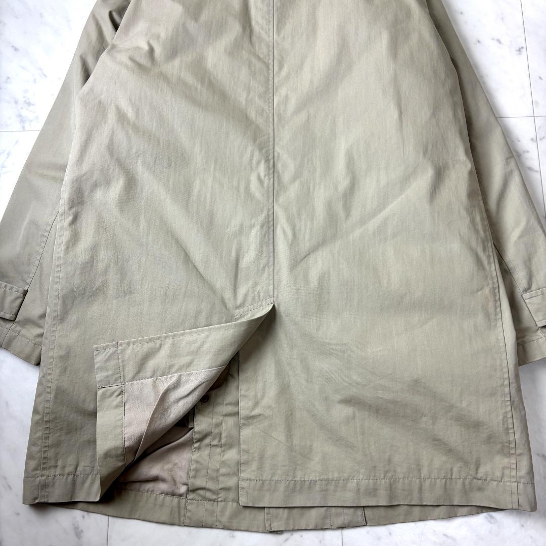 MHL ダウンライナー付き ステンカラーコート XL ロングコート ベージュ