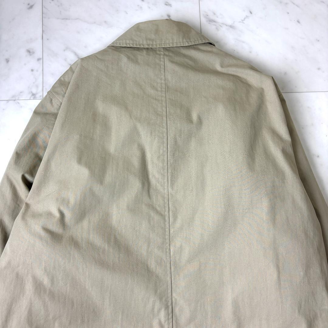 MHL ダウンライナー付き ステンカラーコート XL ロングコート ベージュ