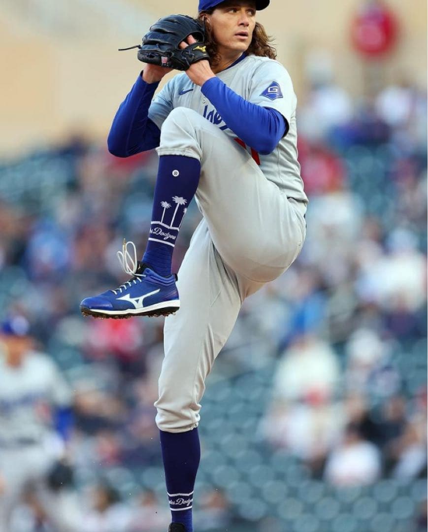 ドジャース日本未発売膝迄野球用Stanceソックスムーキーベッツ