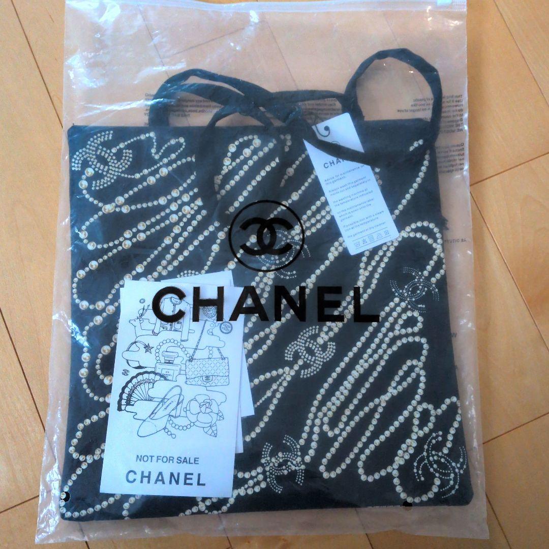な*ん様 CHANEL パール装飾 トートバッグ ブラック