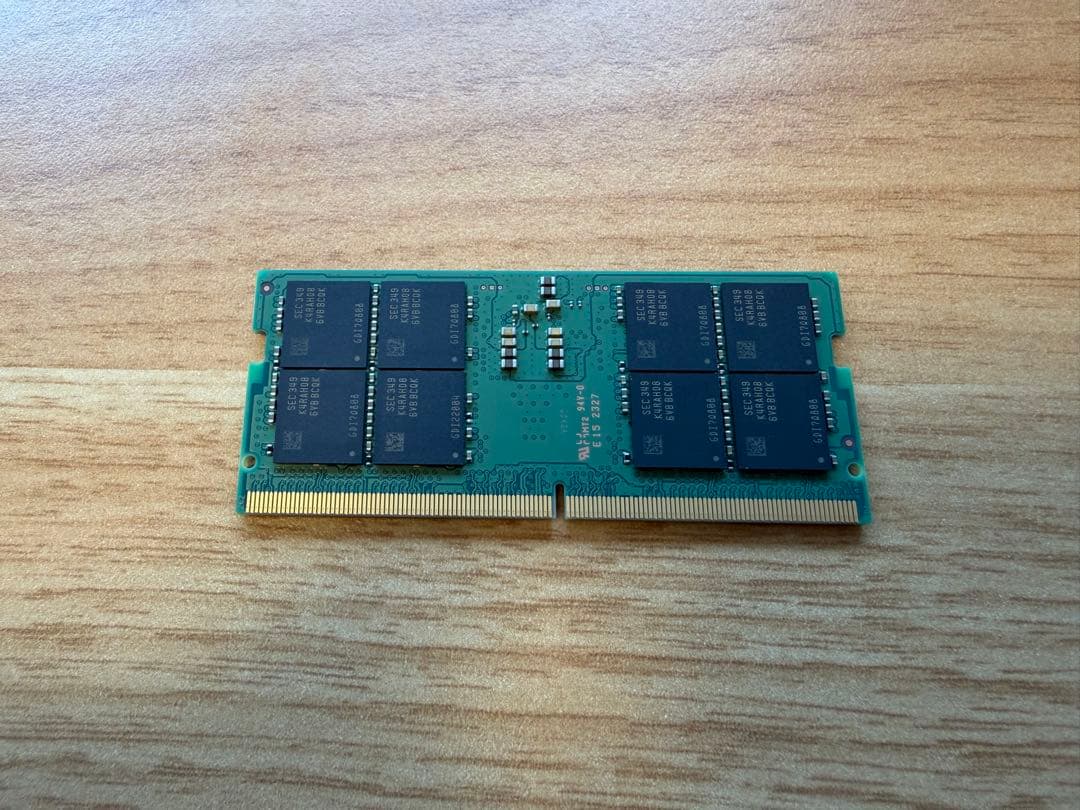 DDR5 32GB PC5-4800B 38400 ノート用