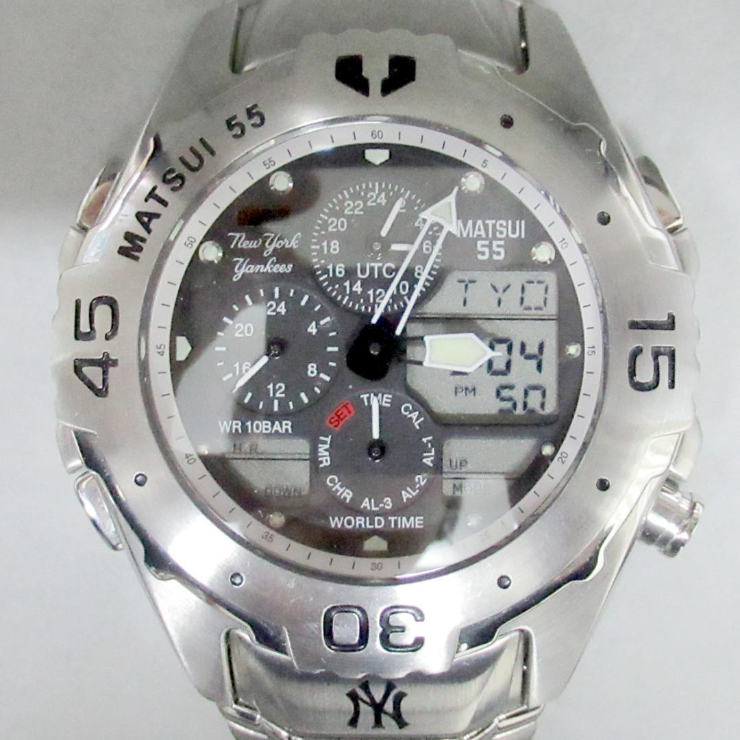 MLB公式 ヤンキース 松井秀喜 サイン刻印 2003本限定 腕時計 シチズン
