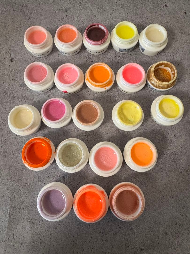 ジェルグラフ21色セット➕アンドグラフ新品５色！