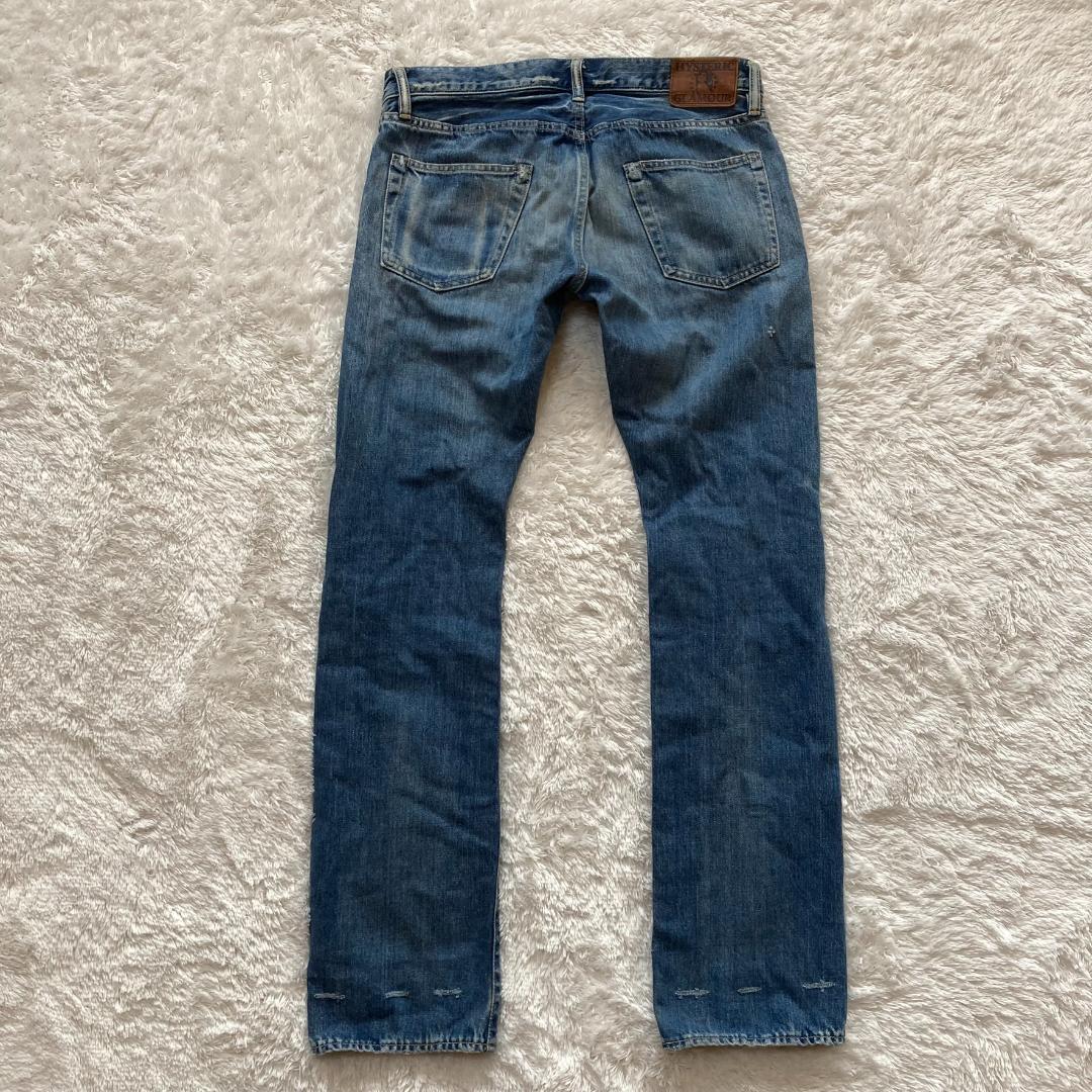 希少 ヒステリックグラマー スタッズポケット デニムパンツ 32 インディゴ