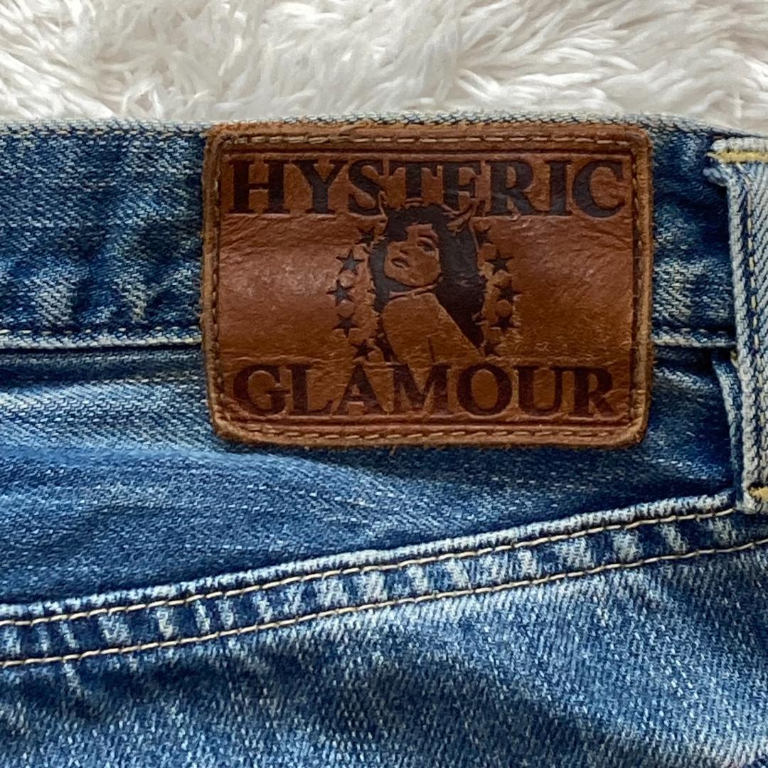 希少 ヒステリックグラマー スタッズポケット デニムパンツ 32 インディゴ