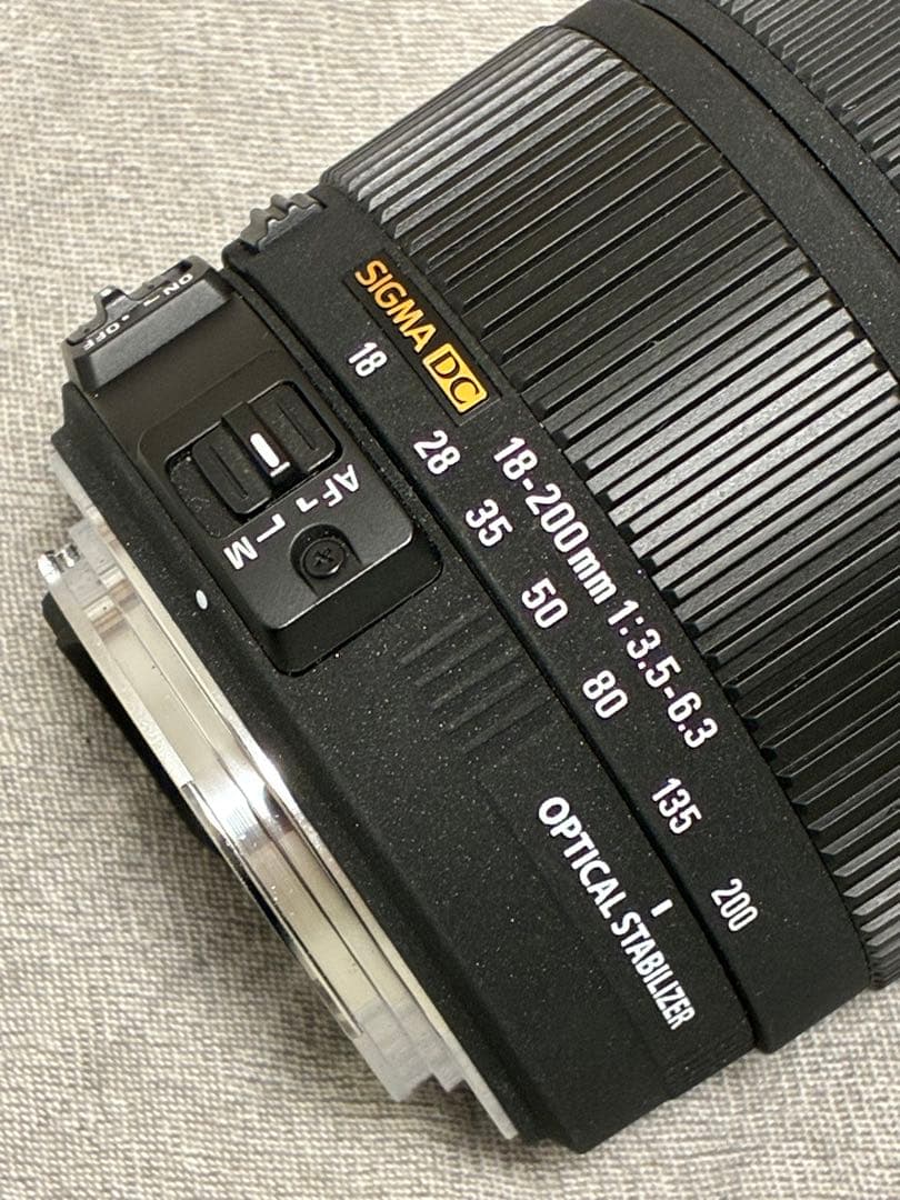 ⭐️美品⭐️ SIGMA 18-200mm 3.5-6.3 DC OS Canon