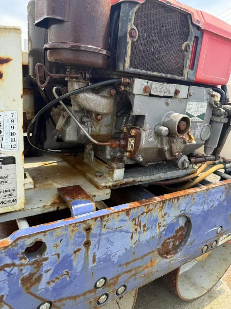 【福岡県みやま市】転圧ローラー エンジン ハンドローラ― 振動ローラー 2