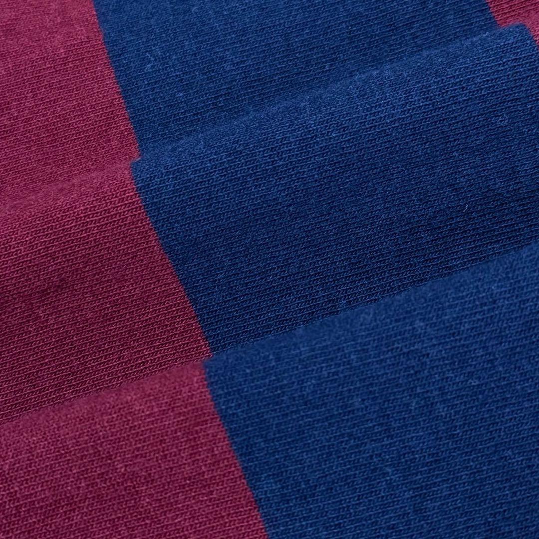 POLO Ralph Lauren ボーダーフード付 ラガーシャツ S87b - メルカリ