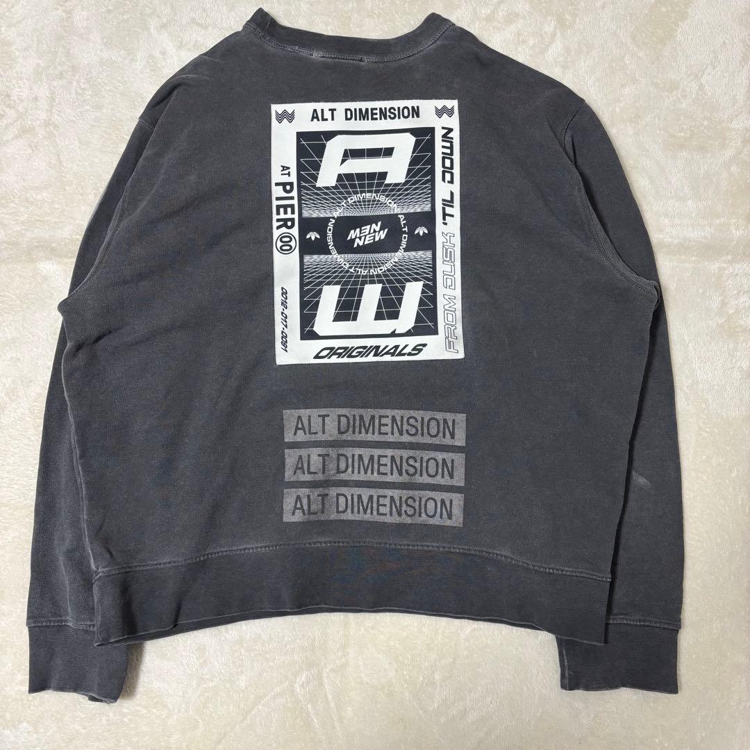 アレキサンダーワン×adidas　ブラック　トレーナー　スウェット