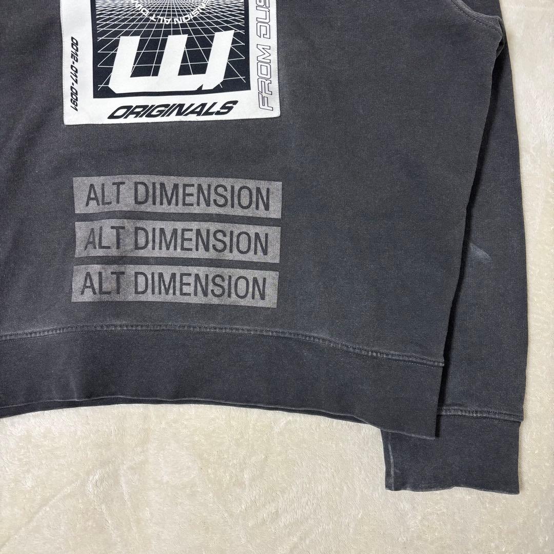 アレキサンダーワン×adidas　ブラック　トレーナー　スウェット