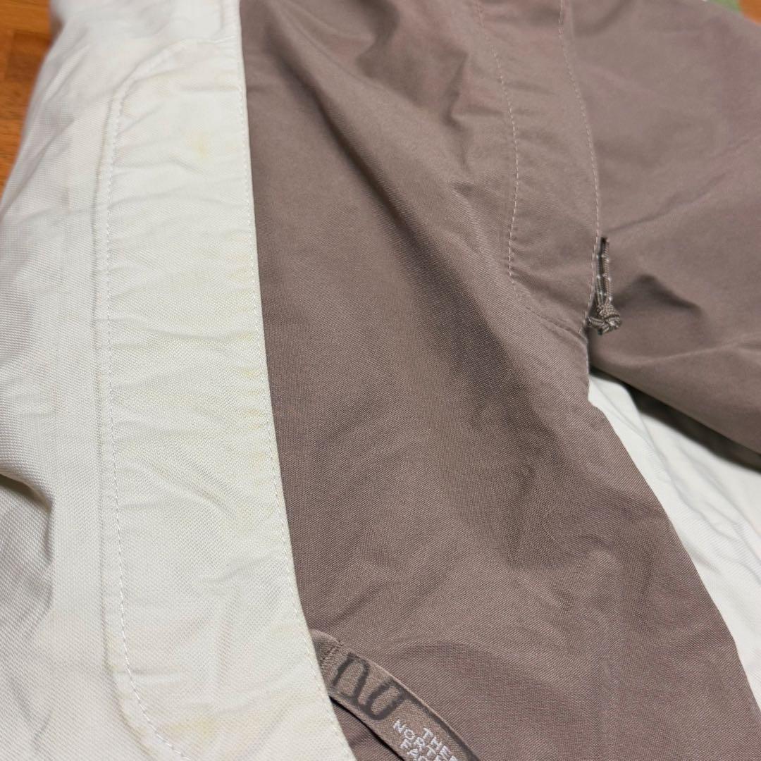 （希少カラー）ザ・ノースフェイス　スノーウェア　アイボリー/茶　レディースL