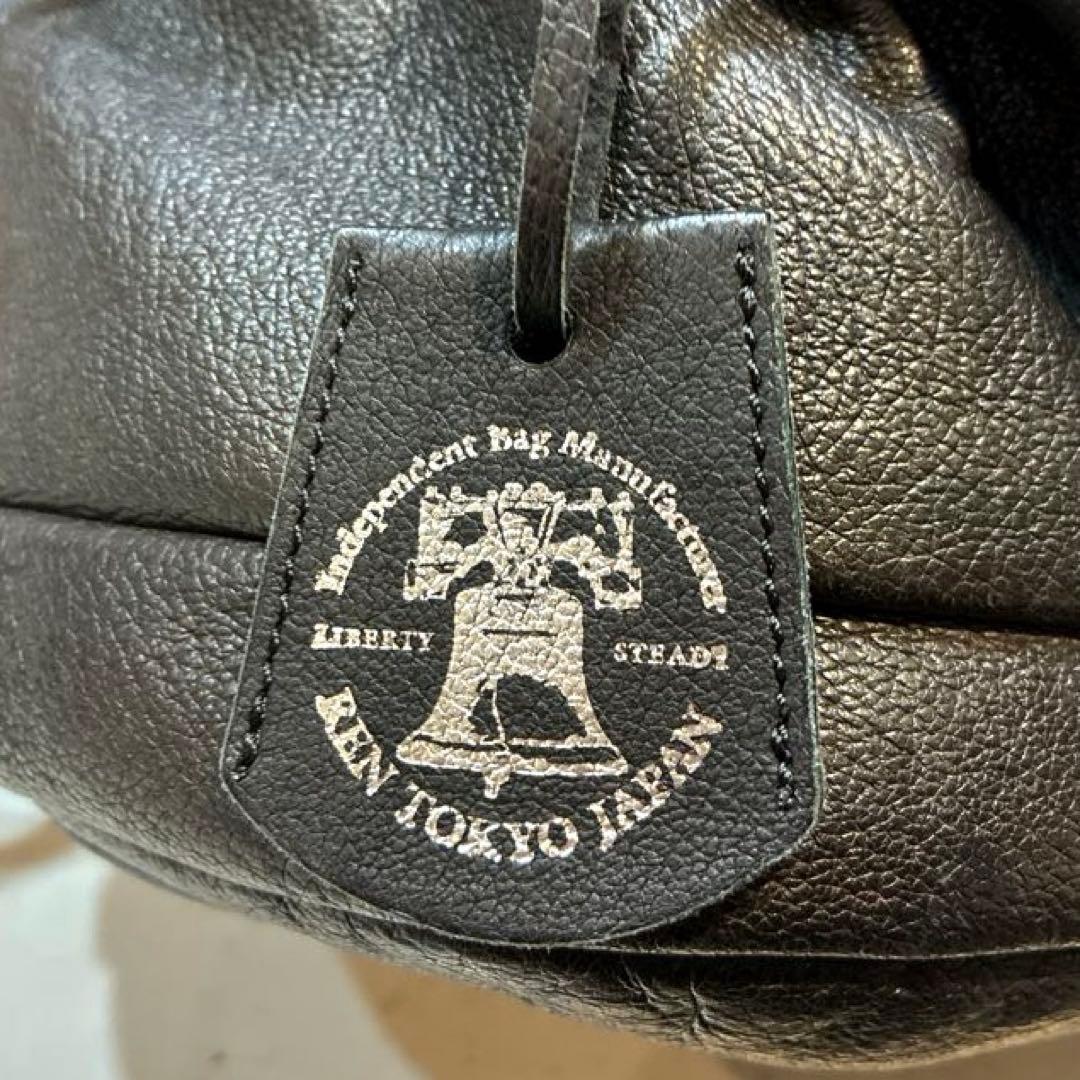 【美品】REN ハリー・ミニデイリュック　豚革　レザー　黒