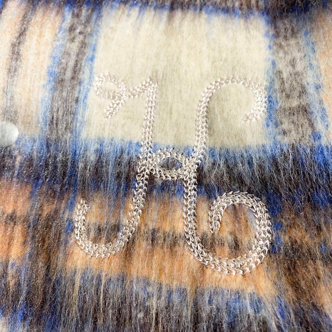 B15533 美品 KOOI 22AW チェックシャギー スタジャン 2 - メルカリ