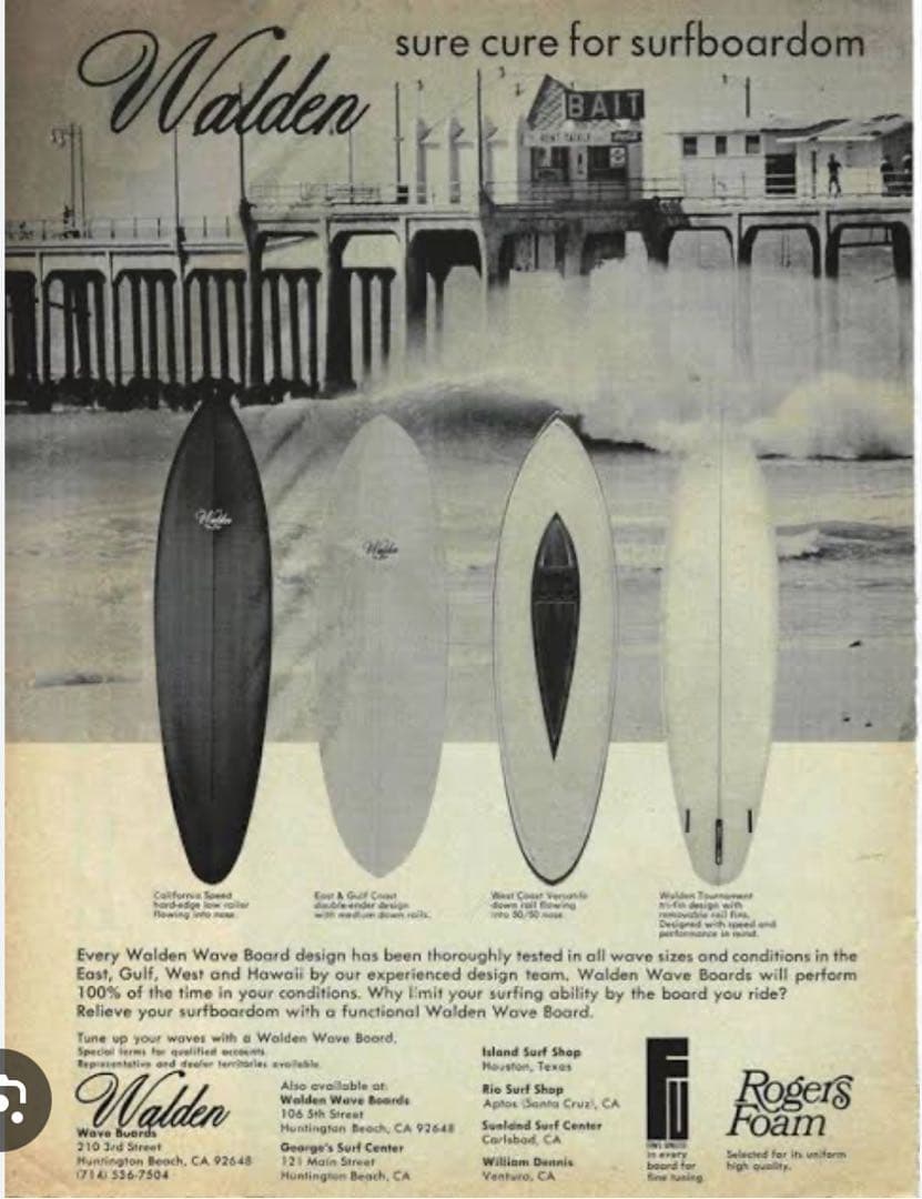 80'sヴィンテージ スティーブウォールデン ハワイ シングルフィン